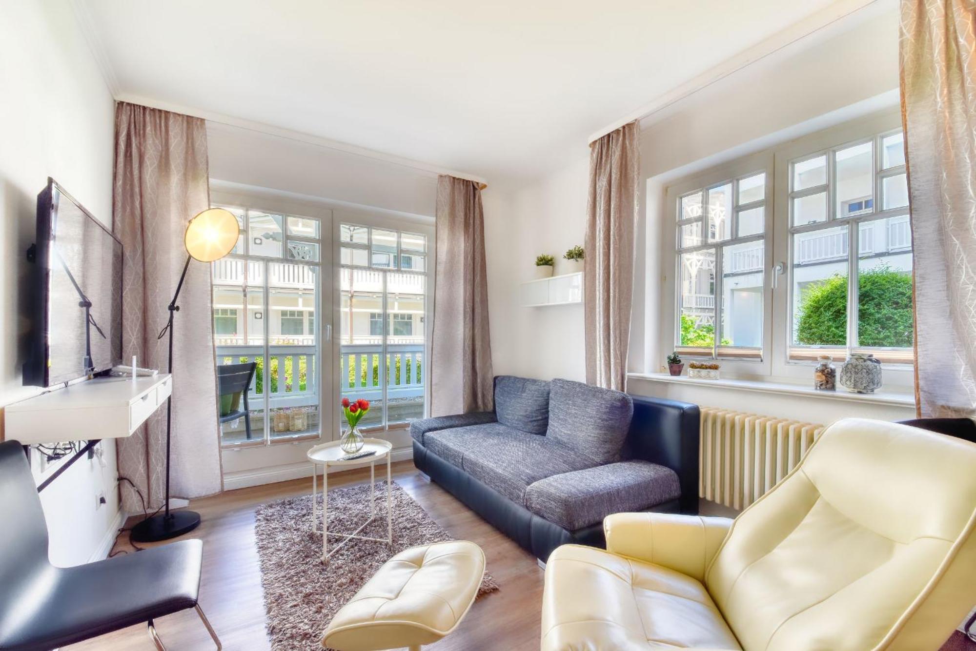 Ferienwohnung "Sonnendeck" In Der Villa Seeadler Binz Exterior photo